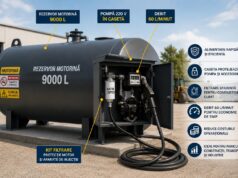 Rezervor motorină 9000 l cu pompă și kit filtrare stații GPL